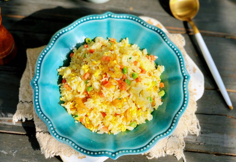 Golden Ham and Egg Fried Rice