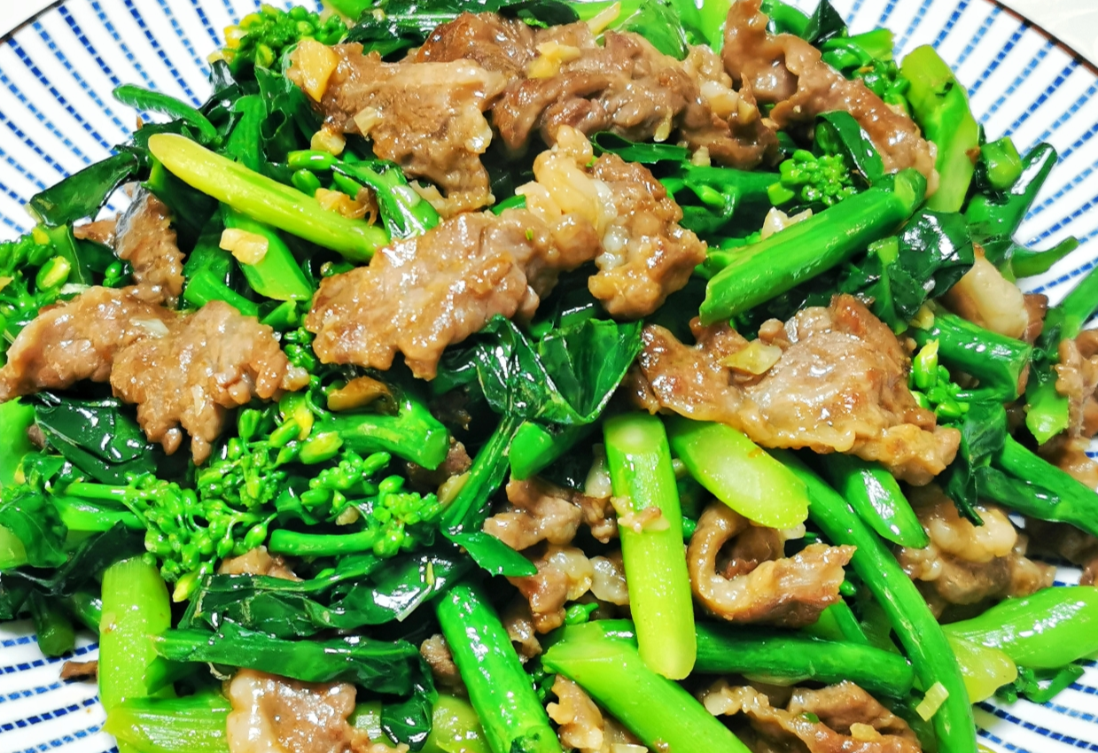 Chinese Broccoli Stir Fry With Beef 