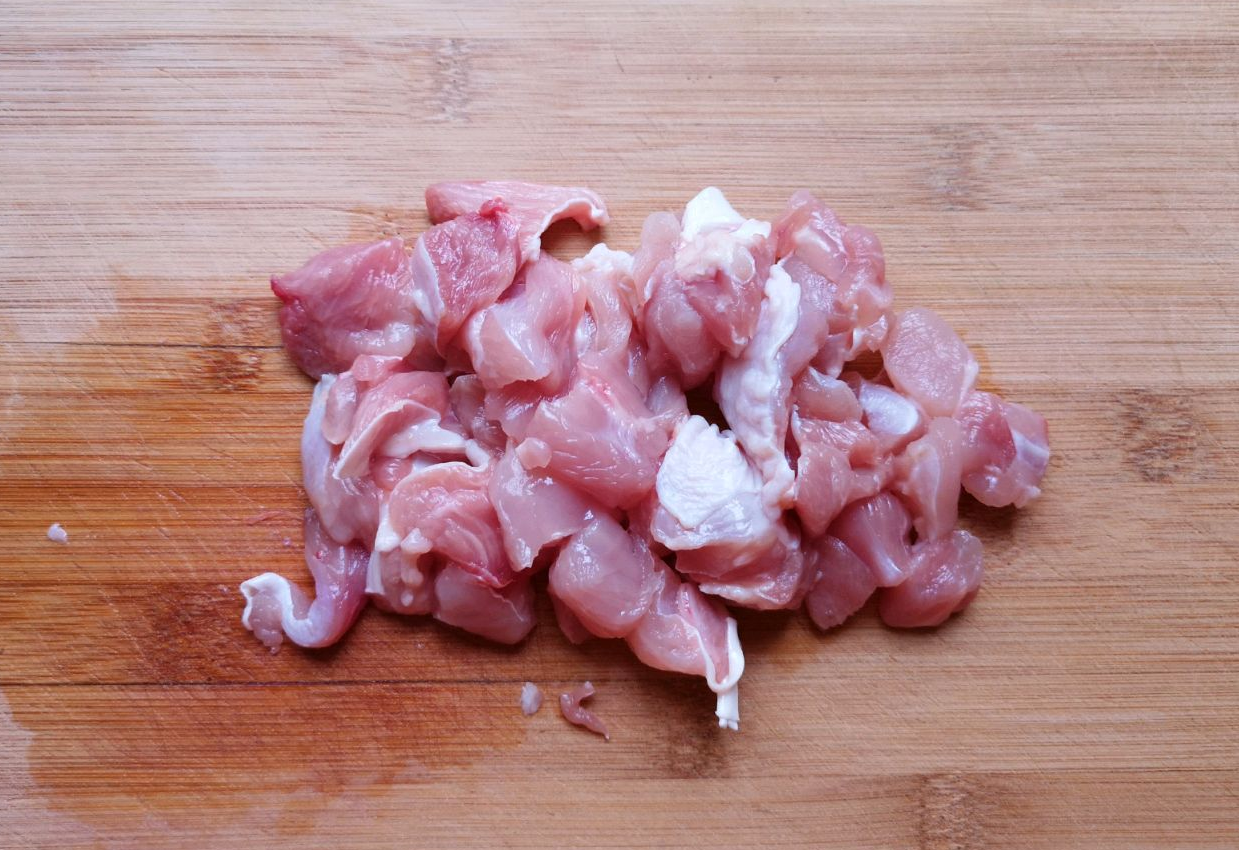 Tip for preparing chicken: Cut pieces into smaller sizes for even frying and better flavor absorption.