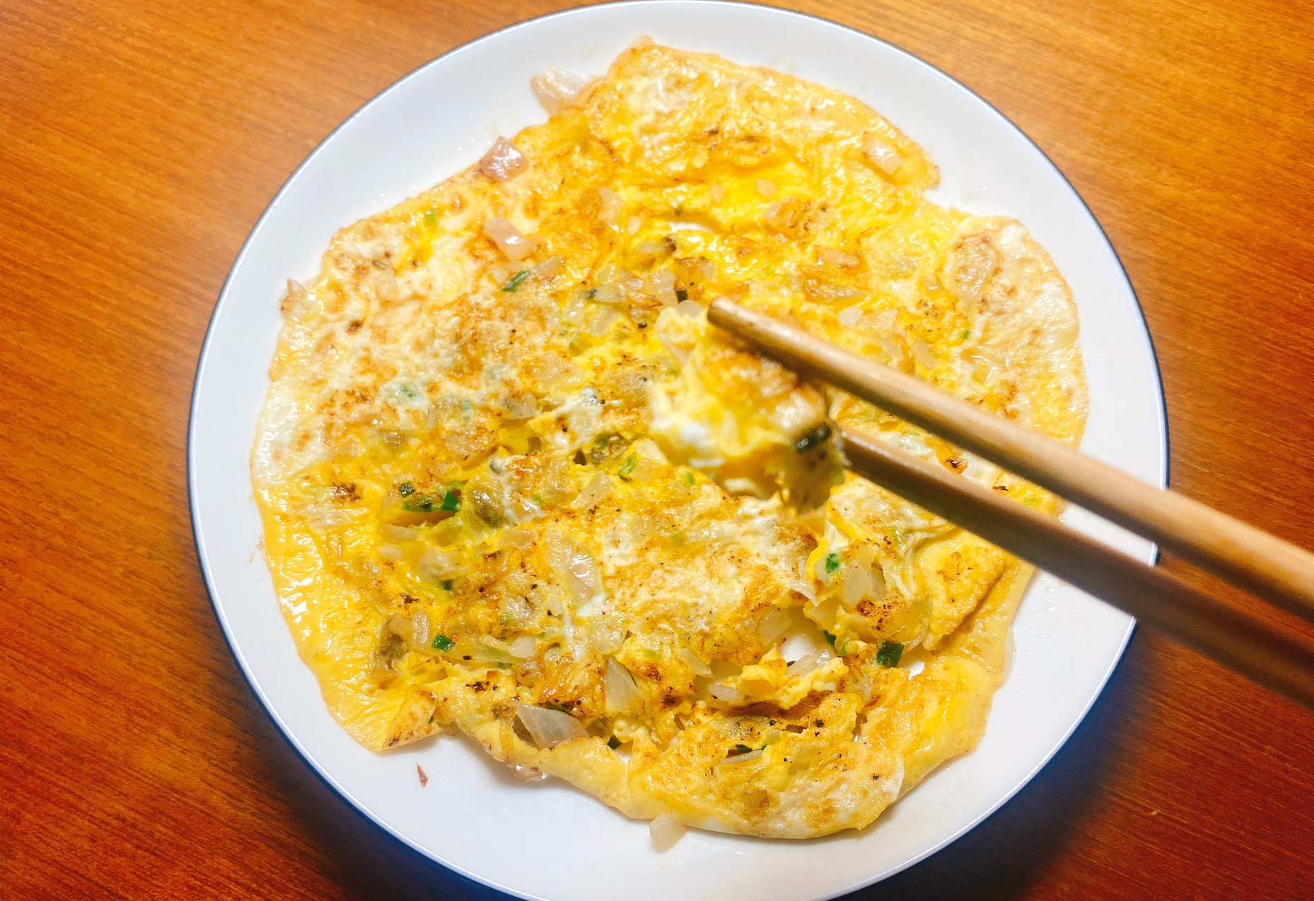 Delicious egg foo young