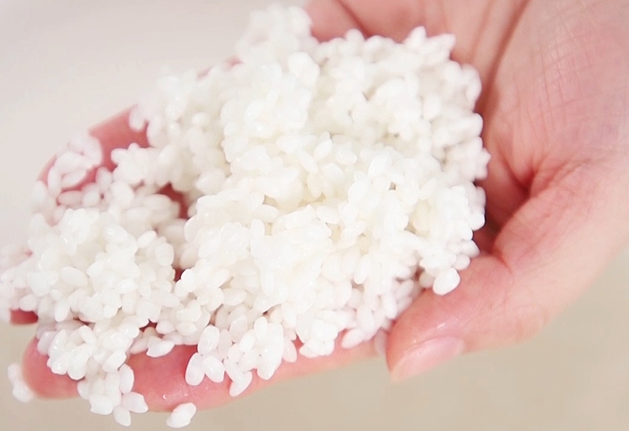 Soak rice in water for 30 minutes until fully hydrated. Use cold water when washing to avoid rubbing grains.