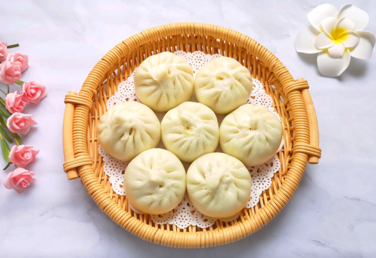 Homemade Baozi(Chinese Steamed Buns)