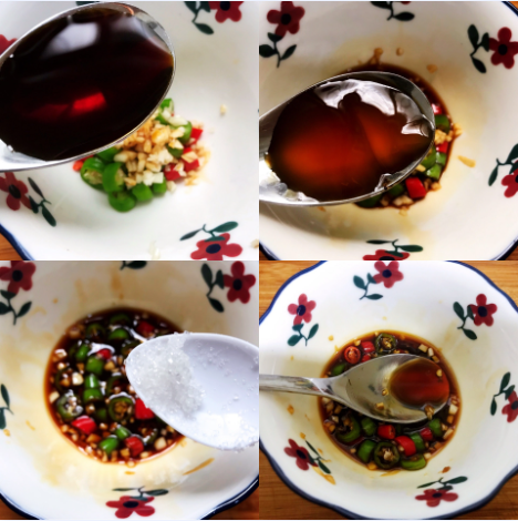 Recipe for Sichuan-style dipping sauce with customizable spice level.