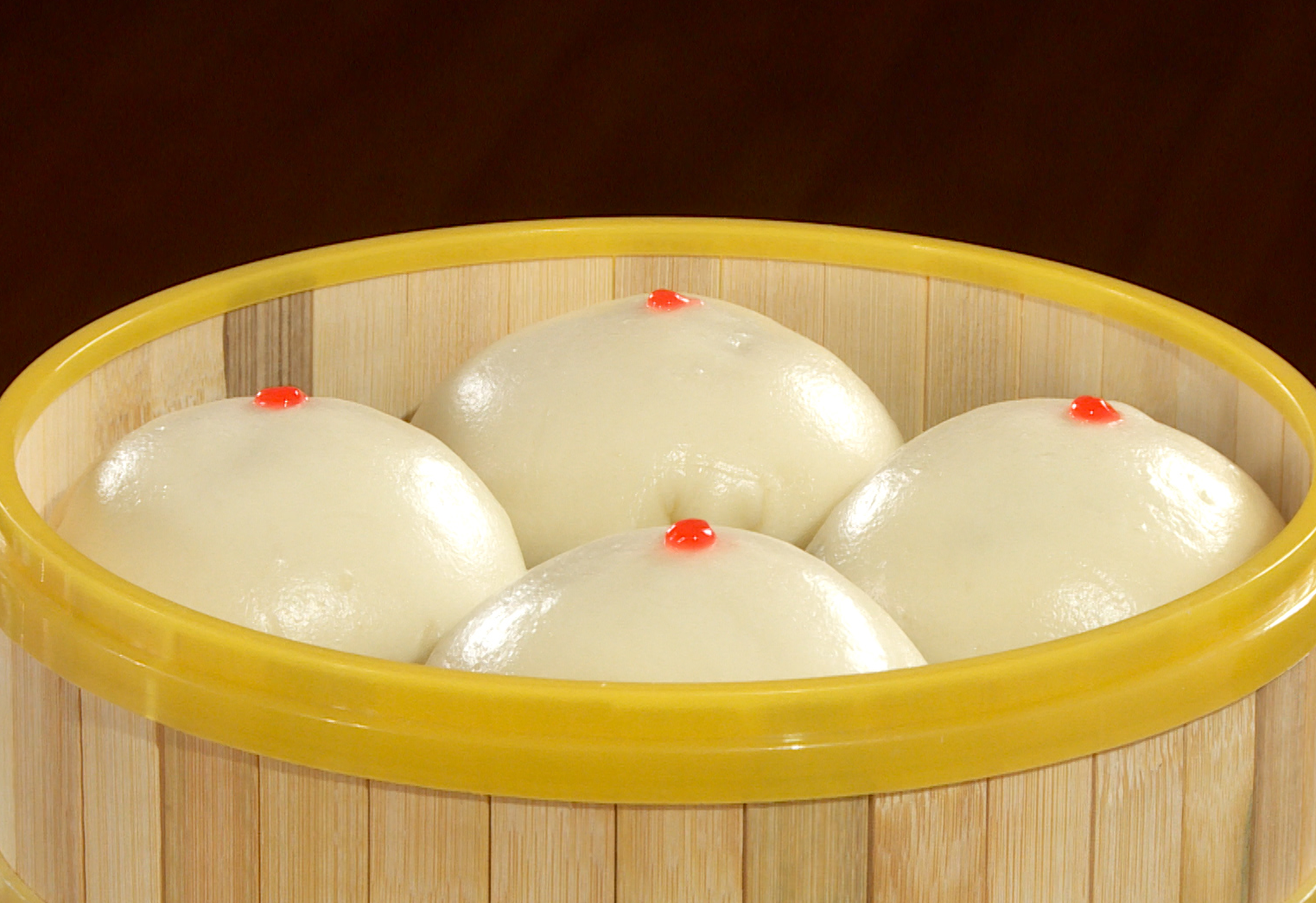 Instructions: Cool red bean buns before serving from the steamer.