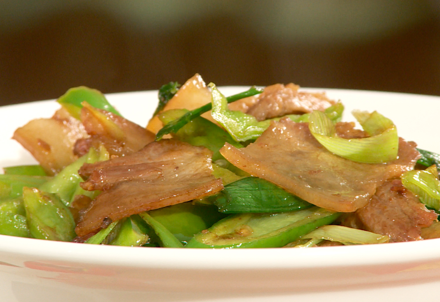 Serve stir-fried dish on a plate and enjoy alone or with rice.