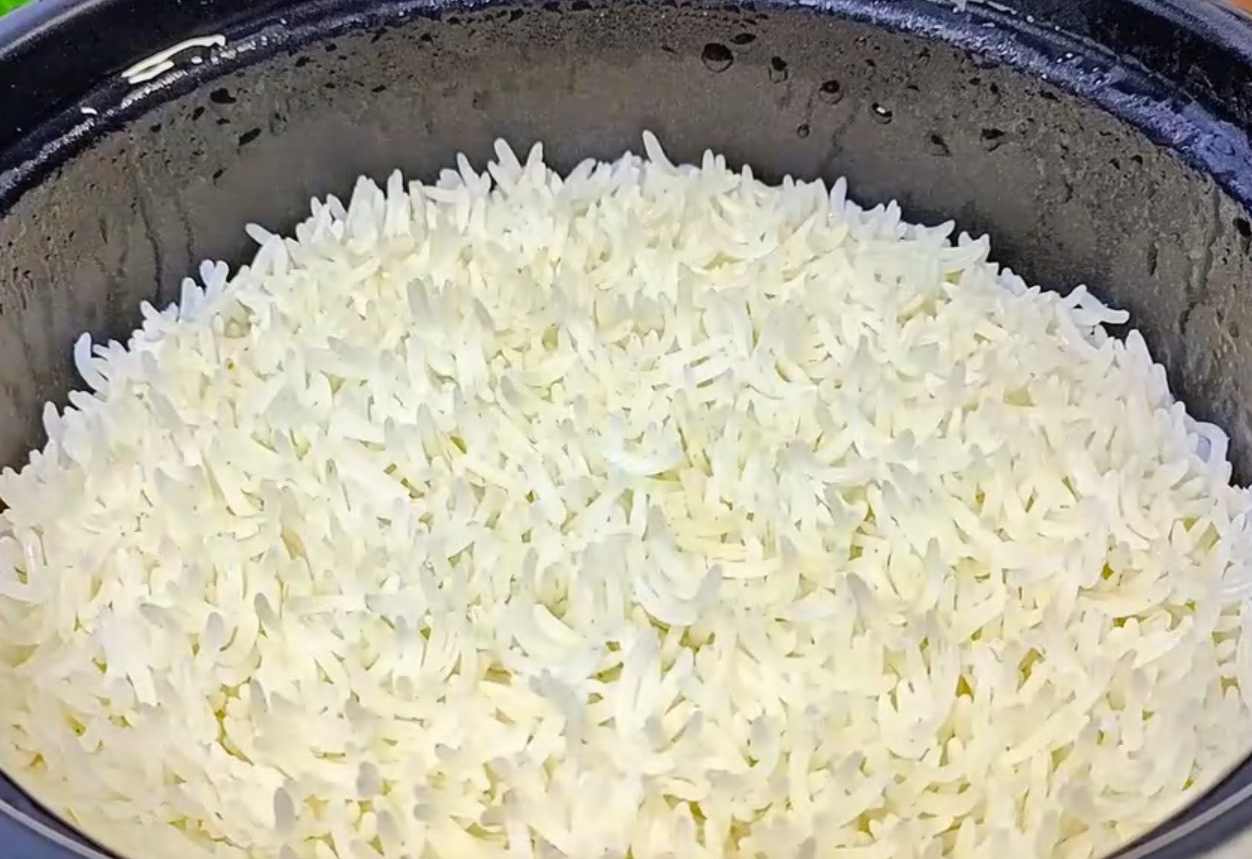 Delicious rice ready to enjoy!