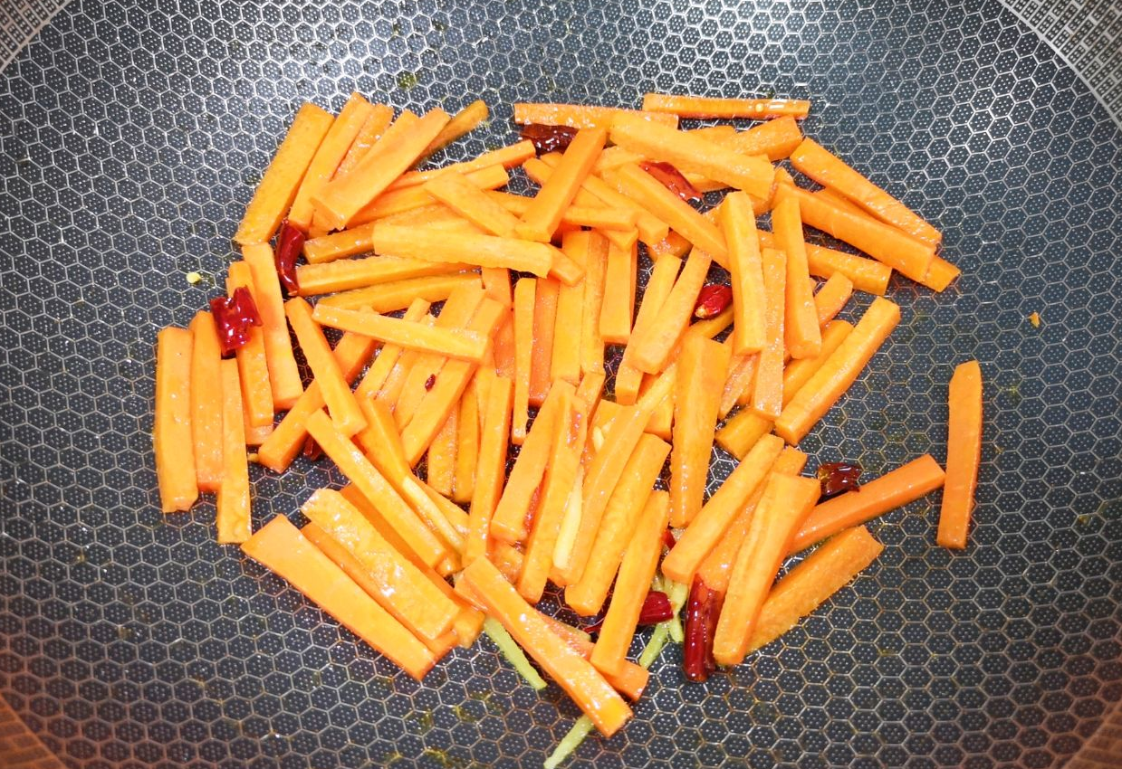 Cook carrots for 8-10 minutes until slightly tender.