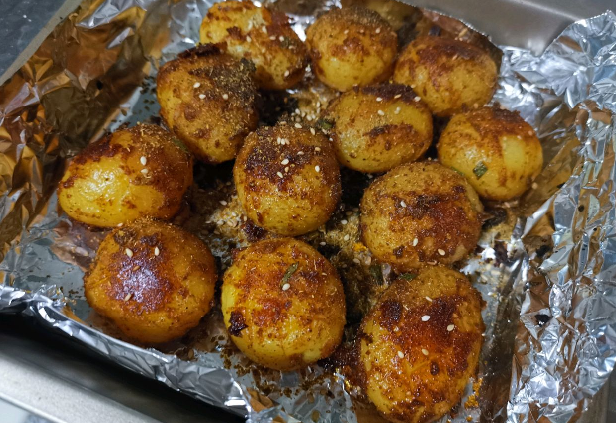 Five Spice Roast Potatoes