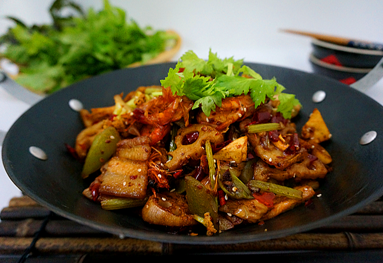 Ma La Xiang Guo dish is ready to be enjoyed.