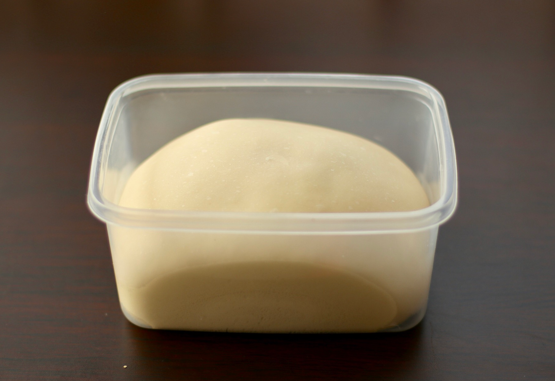 Dough should double in size after 30 minutes for proper fermentation.