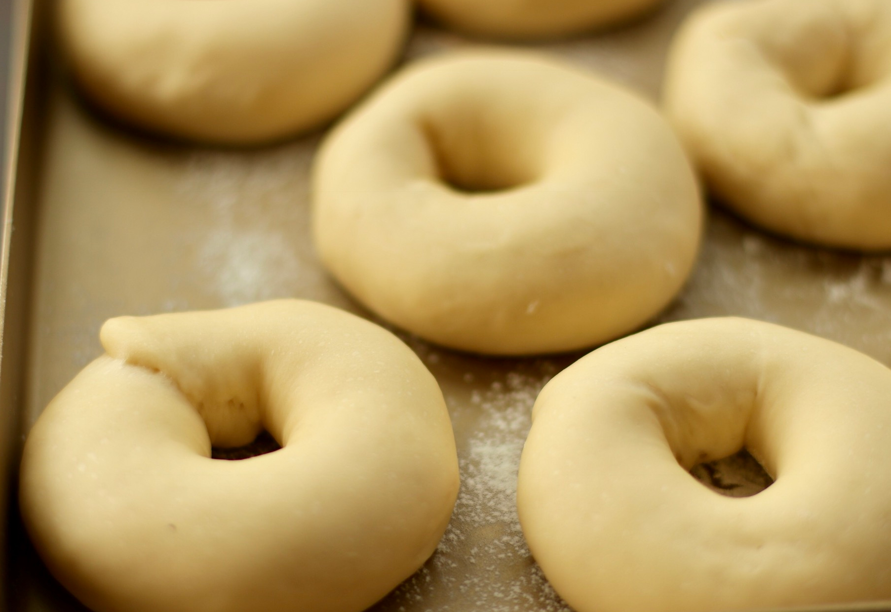 Allow dough to expand before moving to the next step.