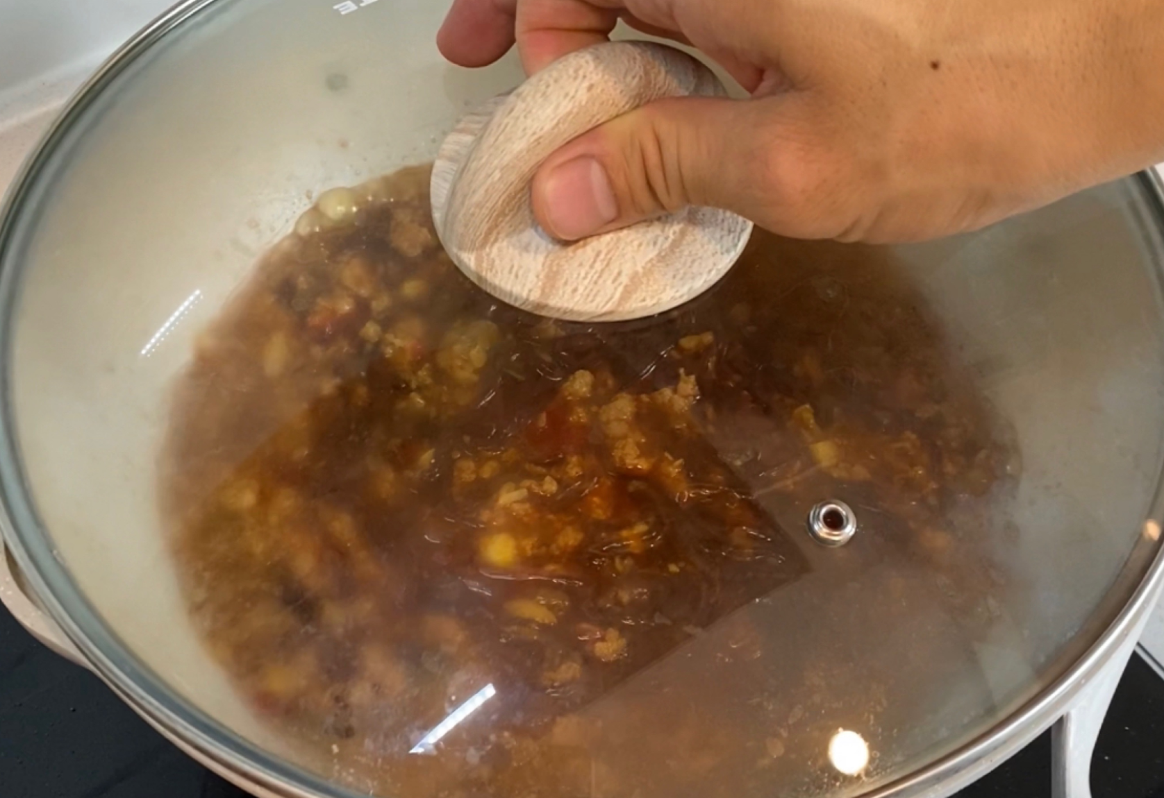 Simmer for 5 minutes with pot covered.