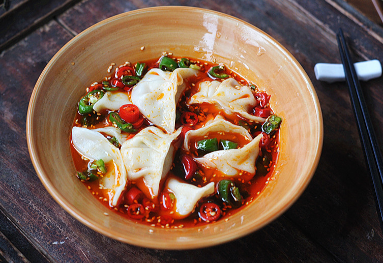 Hot and Sour Dumpling Soup Recipe