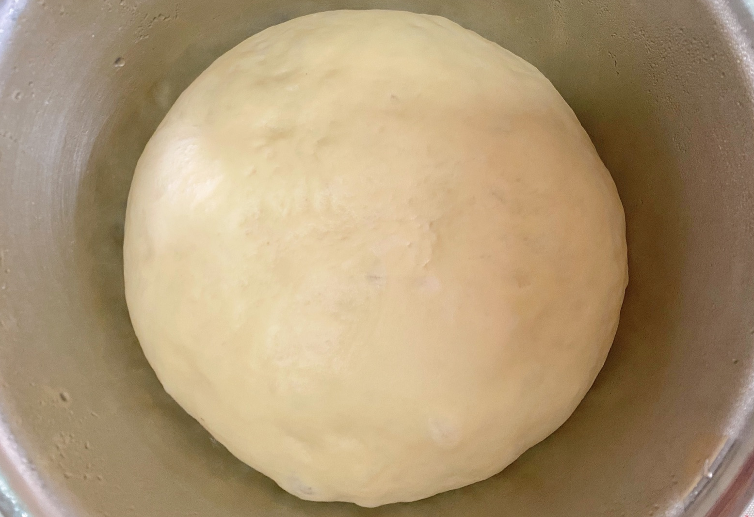 Remove risen dough after 2 hours.