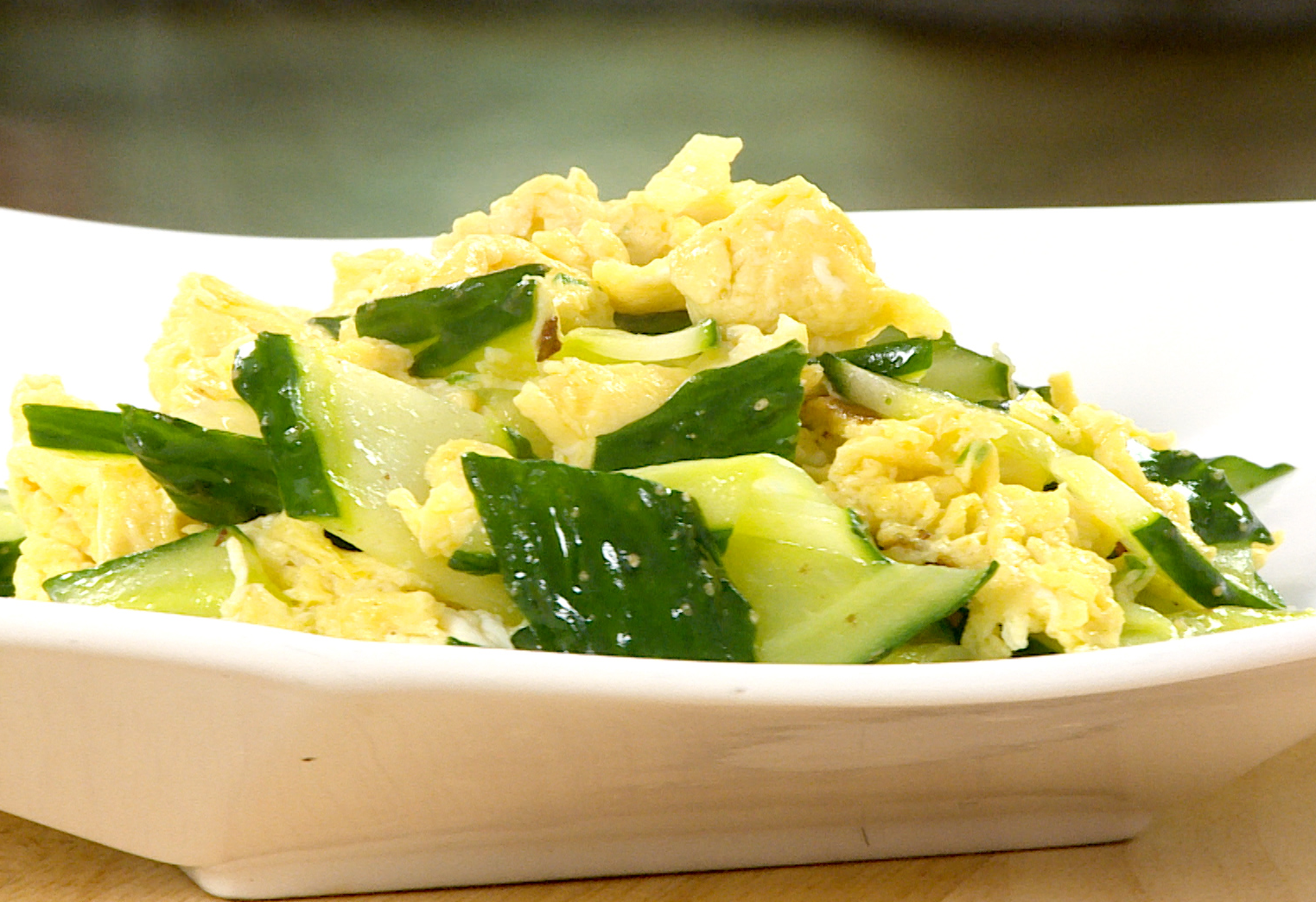 Stir-Fried Cucumbers with Eggs