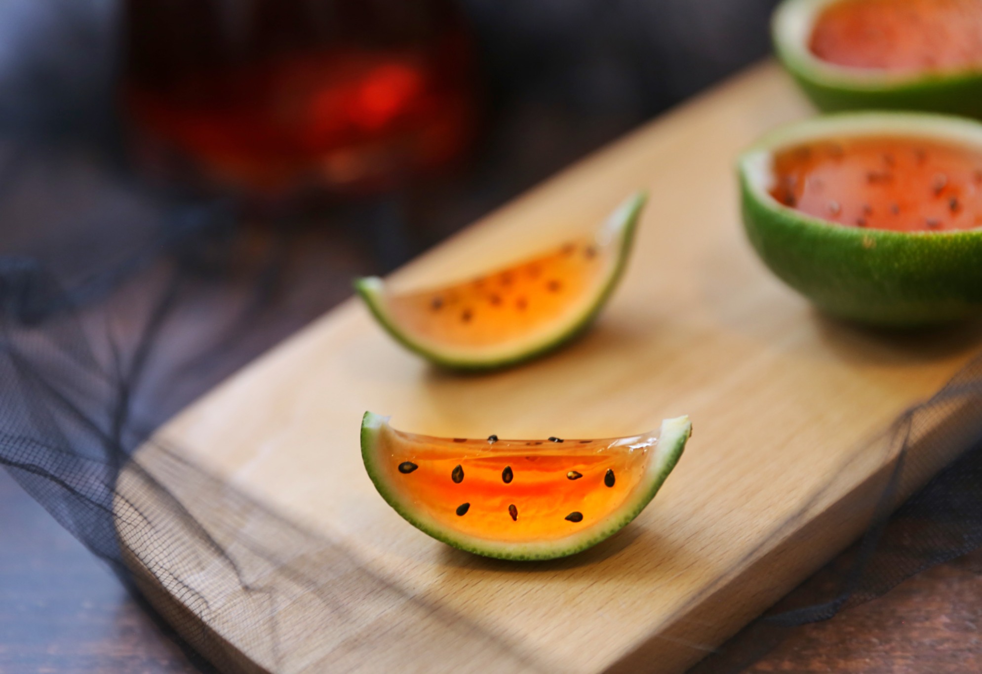 Chill, slice, and garnish with toasted black sesame seeds.