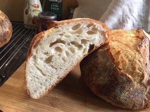 Cool baked bread on wire rack before slicing and serving.