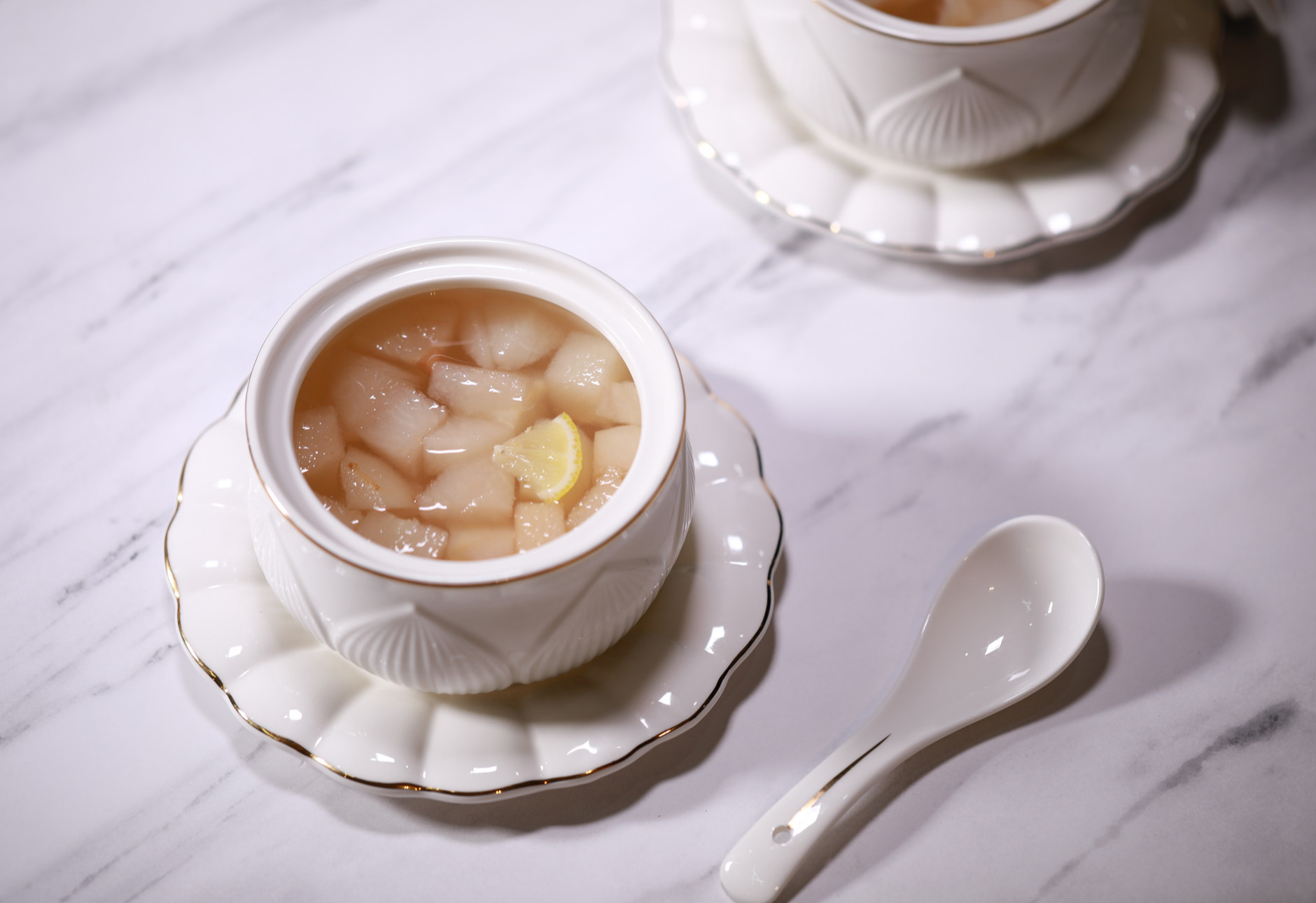 Asian Pear Tremella Sweet Soup (Oven Version)