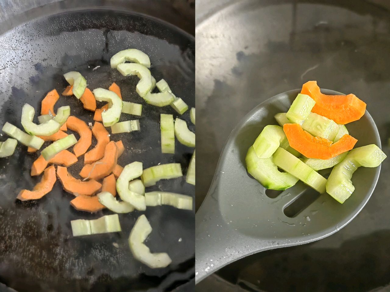 cucumber and carrot