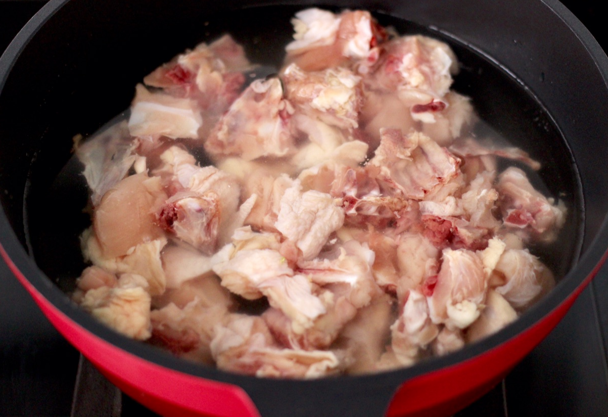 boil chicken