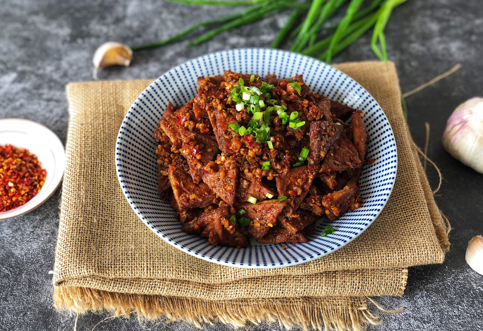 Spicy Tofu Chinese Snack