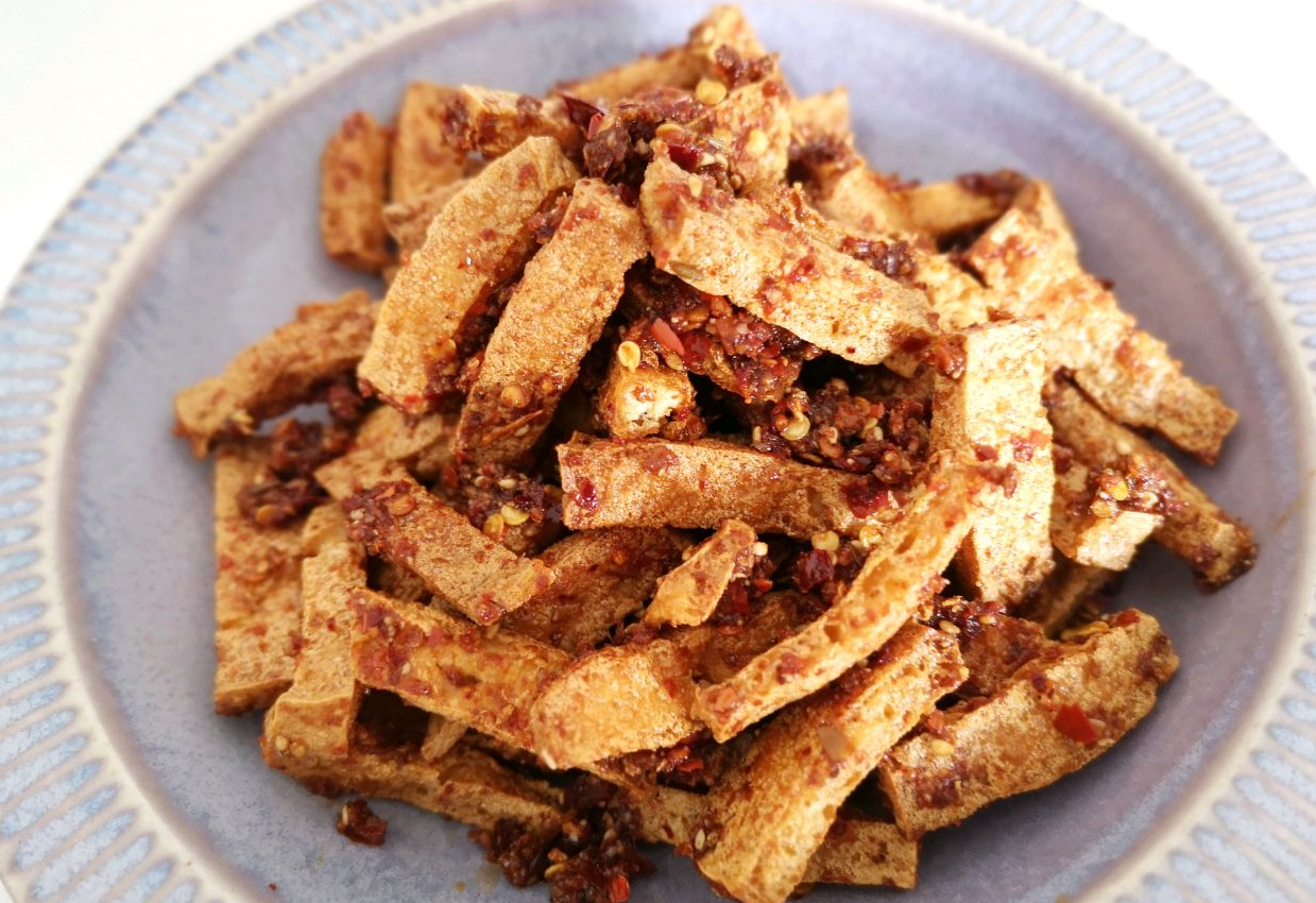 Spicy Tofu Strips Recipe