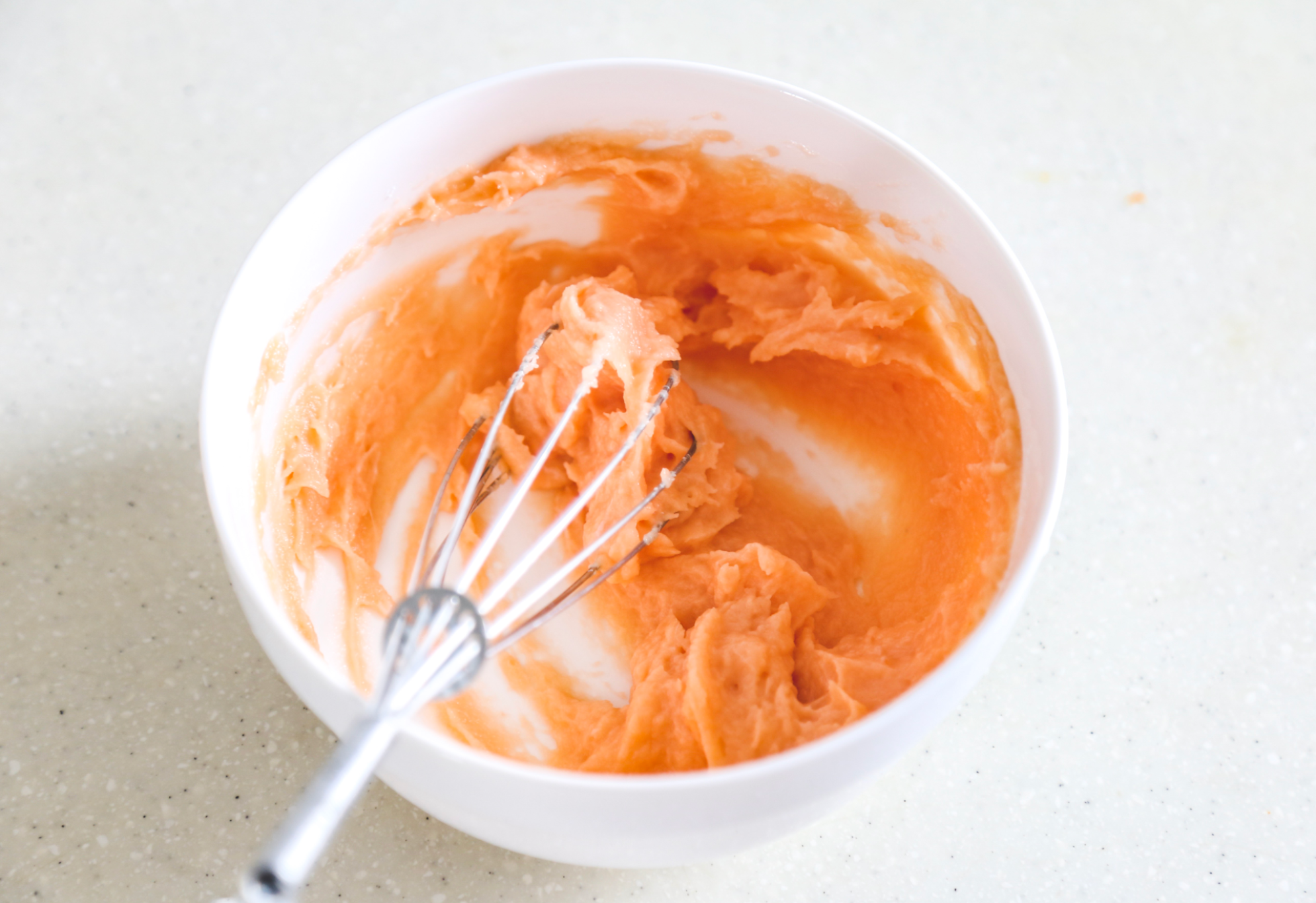 the salmon puree