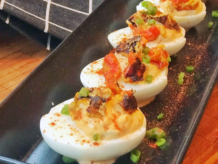 deviled eggs