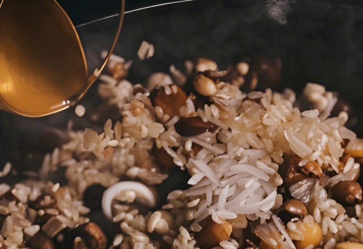 stir fry evenly, then add white wine