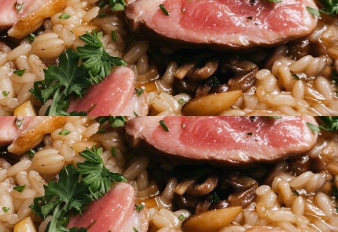 Duck risotto wine pairing