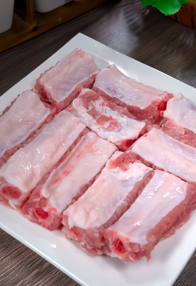 Wash of ribs carefully with clean water