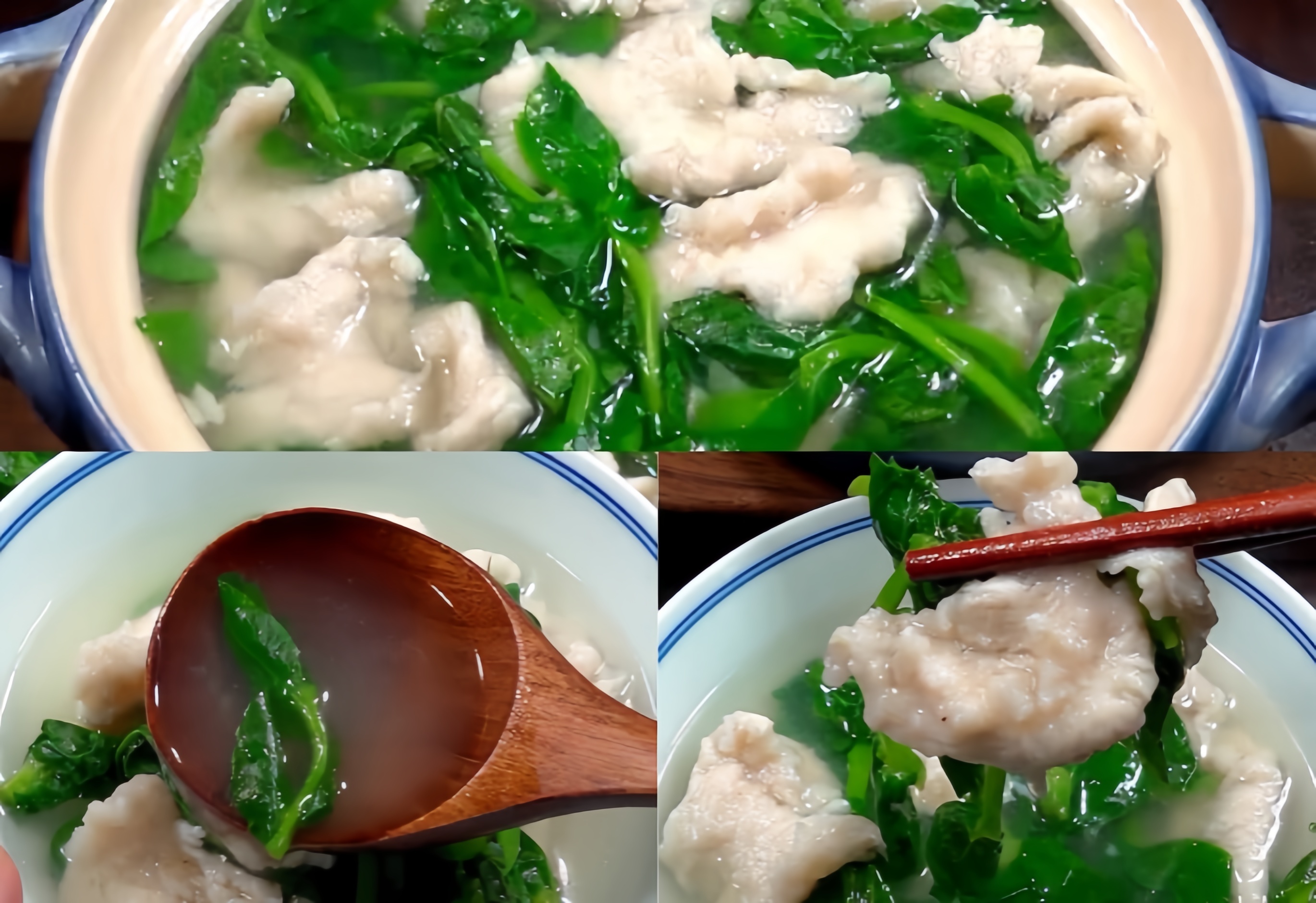 Snow pea shoots in chinese recipe chicken