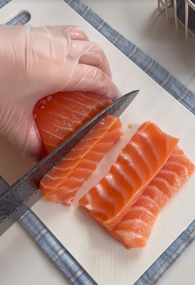 Salmon handling