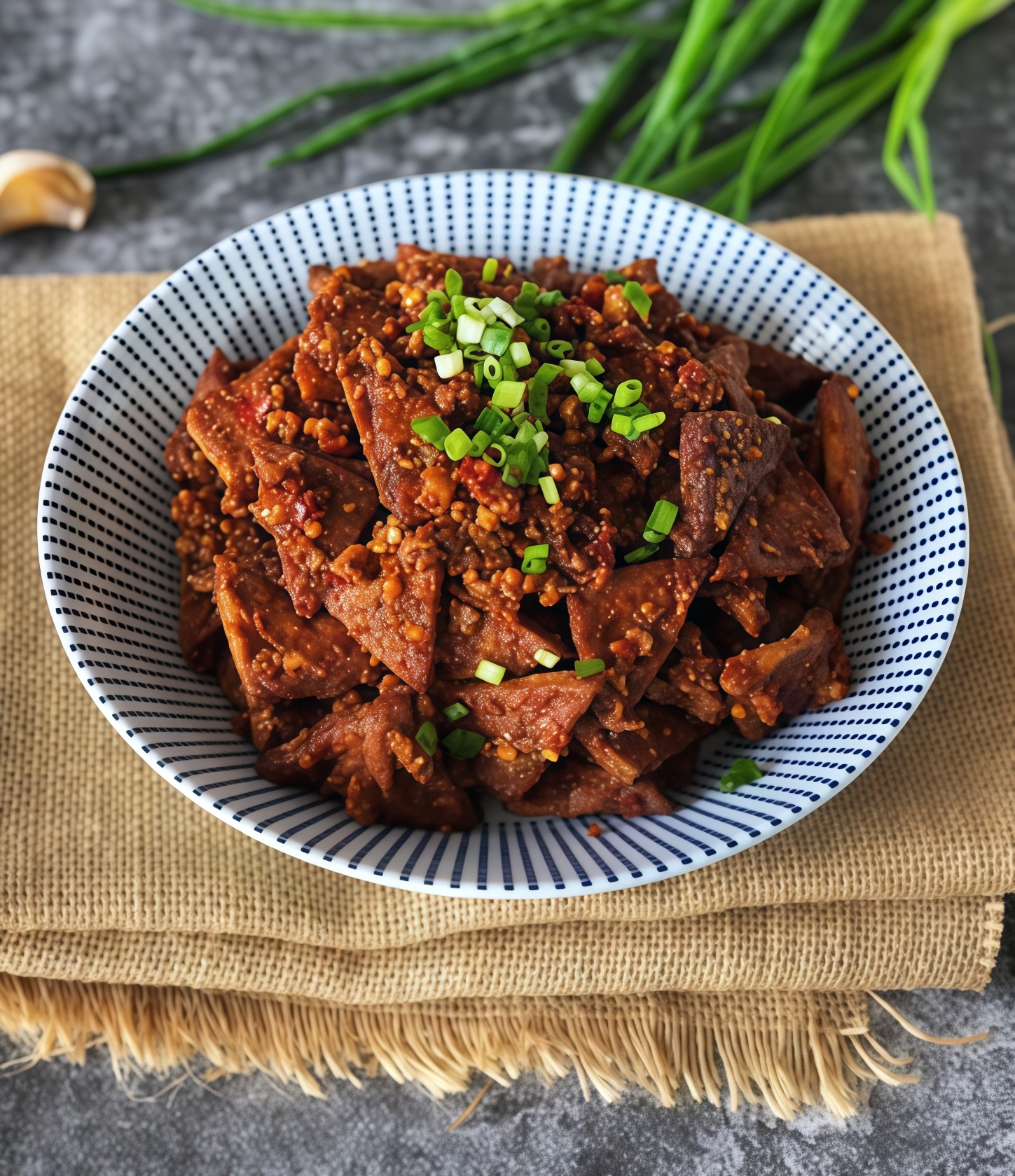 Spicy Tofu Chinese Snack