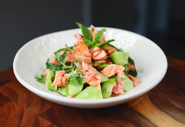 Salmon Salad Cilantro Dressing Recipe