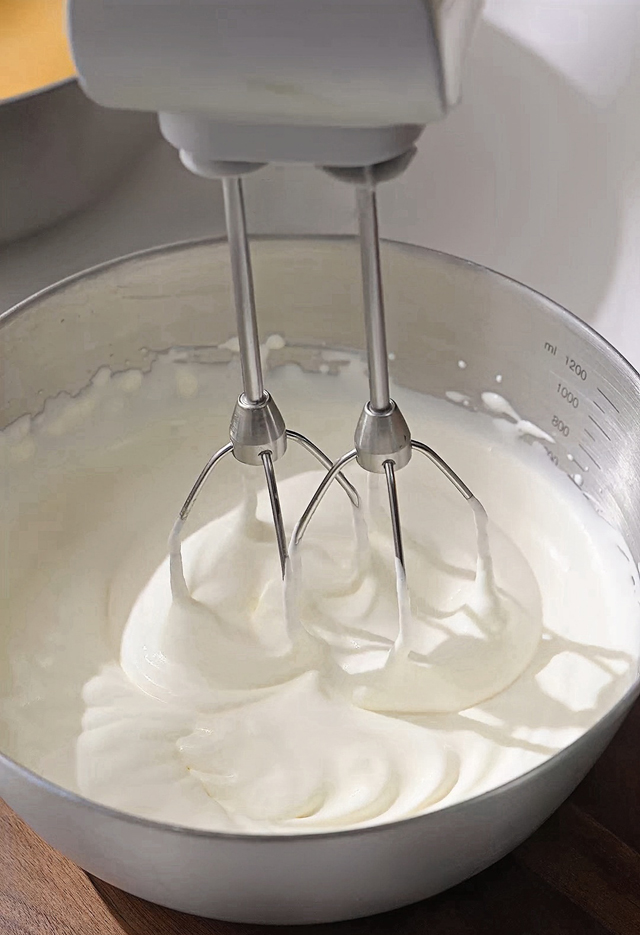 Whip the heavy cream