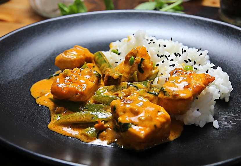 Creamy Salmon Curry Recipe