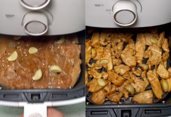 ​Set the air fryer to 170°C (340°F) and cook for 15 minutes